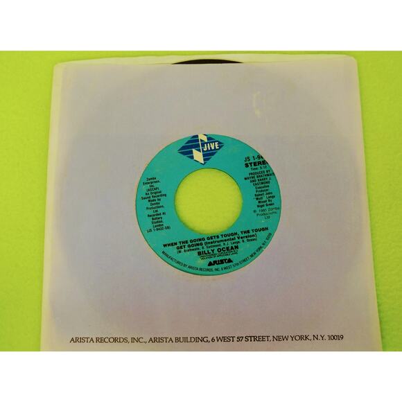 Billy Ocean - When Going Gets Tough - 45rpm Vinyl‎ Record Single 7" - Picture 9 of 9